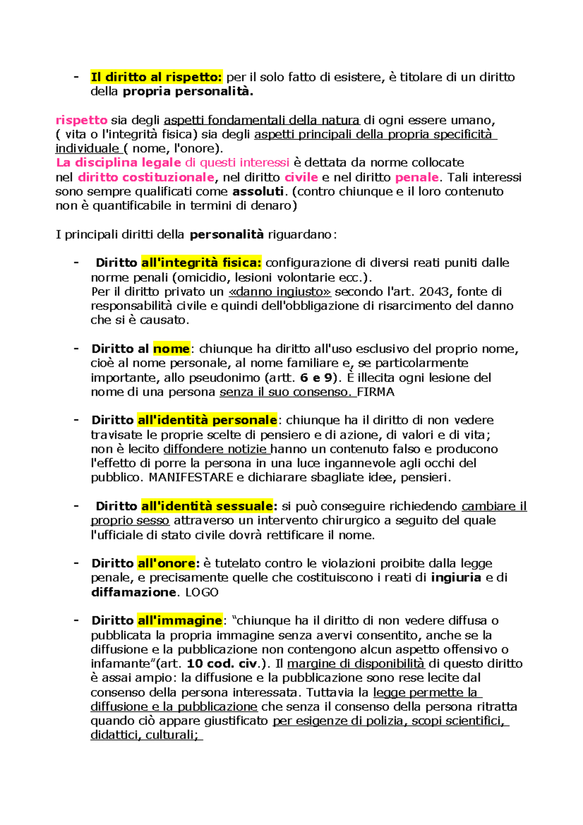 Documento (65) Copia - Diritto Penale, Codice Penale, Il Reato E Le Sue ...