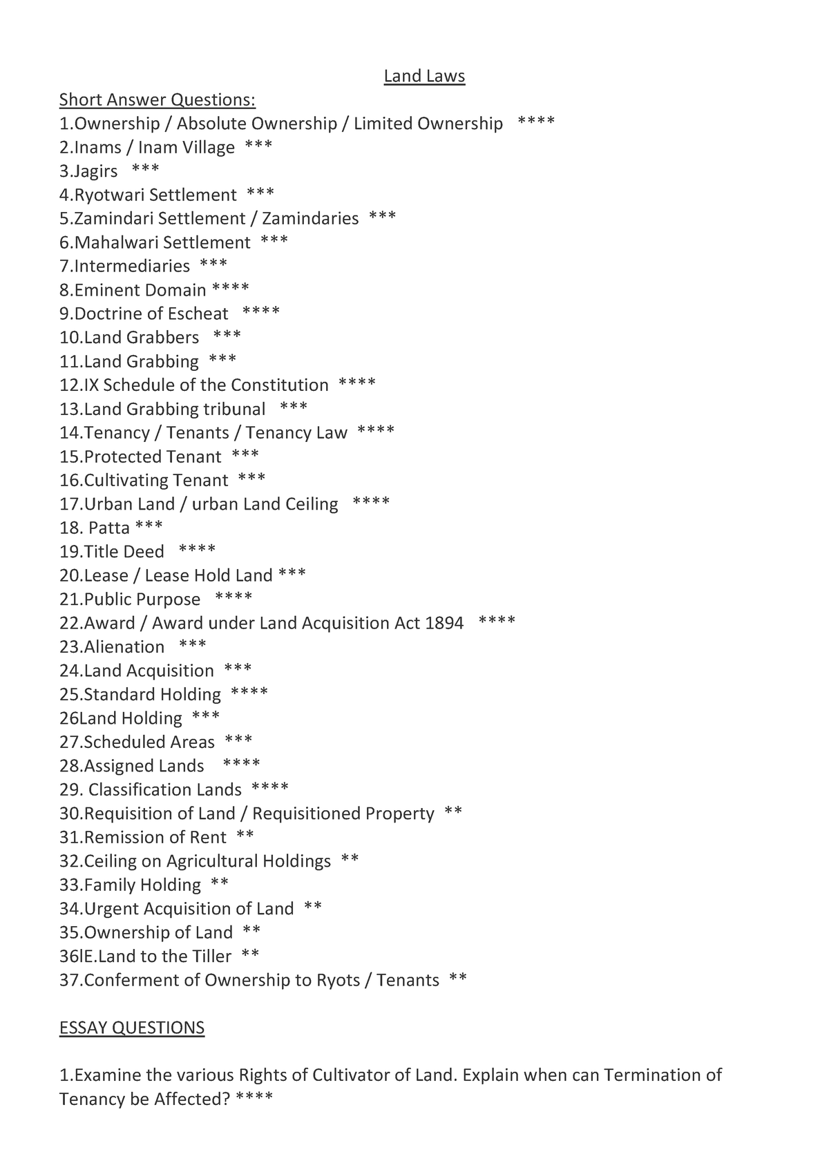 important-questions-land-laws-labour-laws-studocu