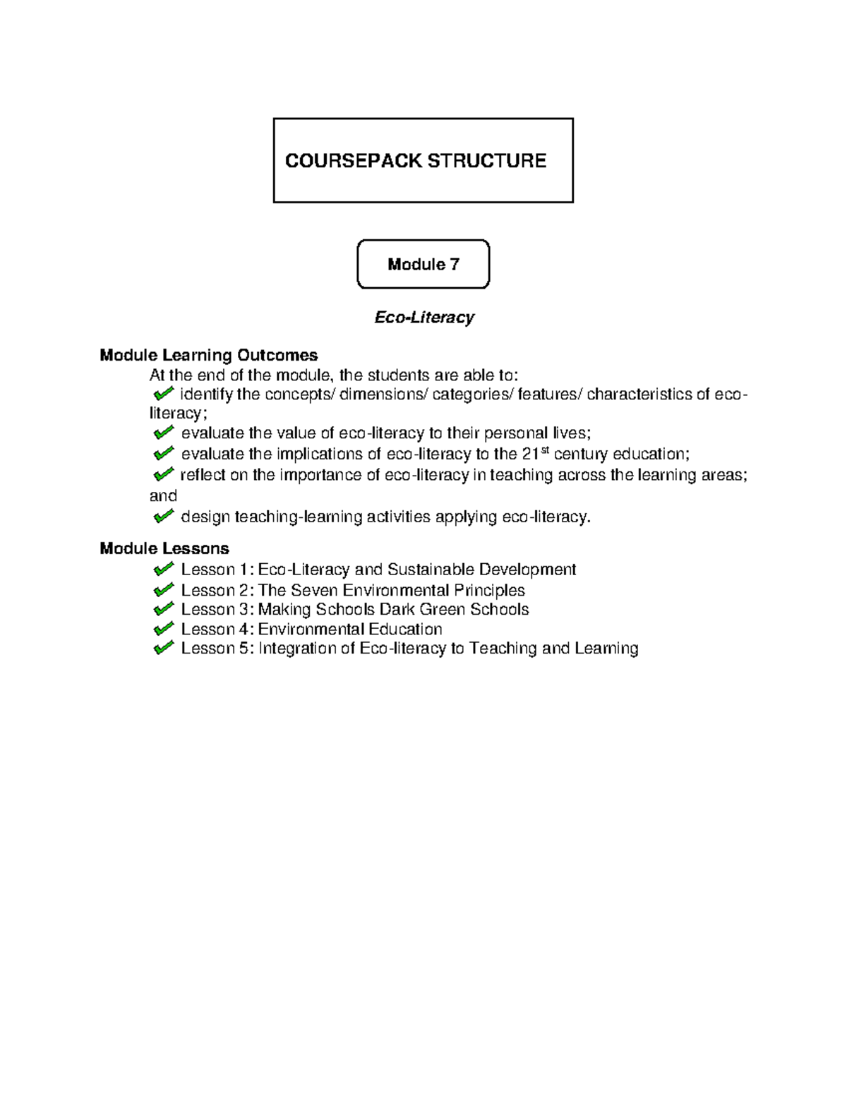Module7 Globalization and Multicultural Literacy Lecture Notes