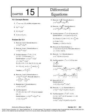 Solution Manual - Calculus 8th Edition Varberg, Purcell, Rigdon Ch12 ...