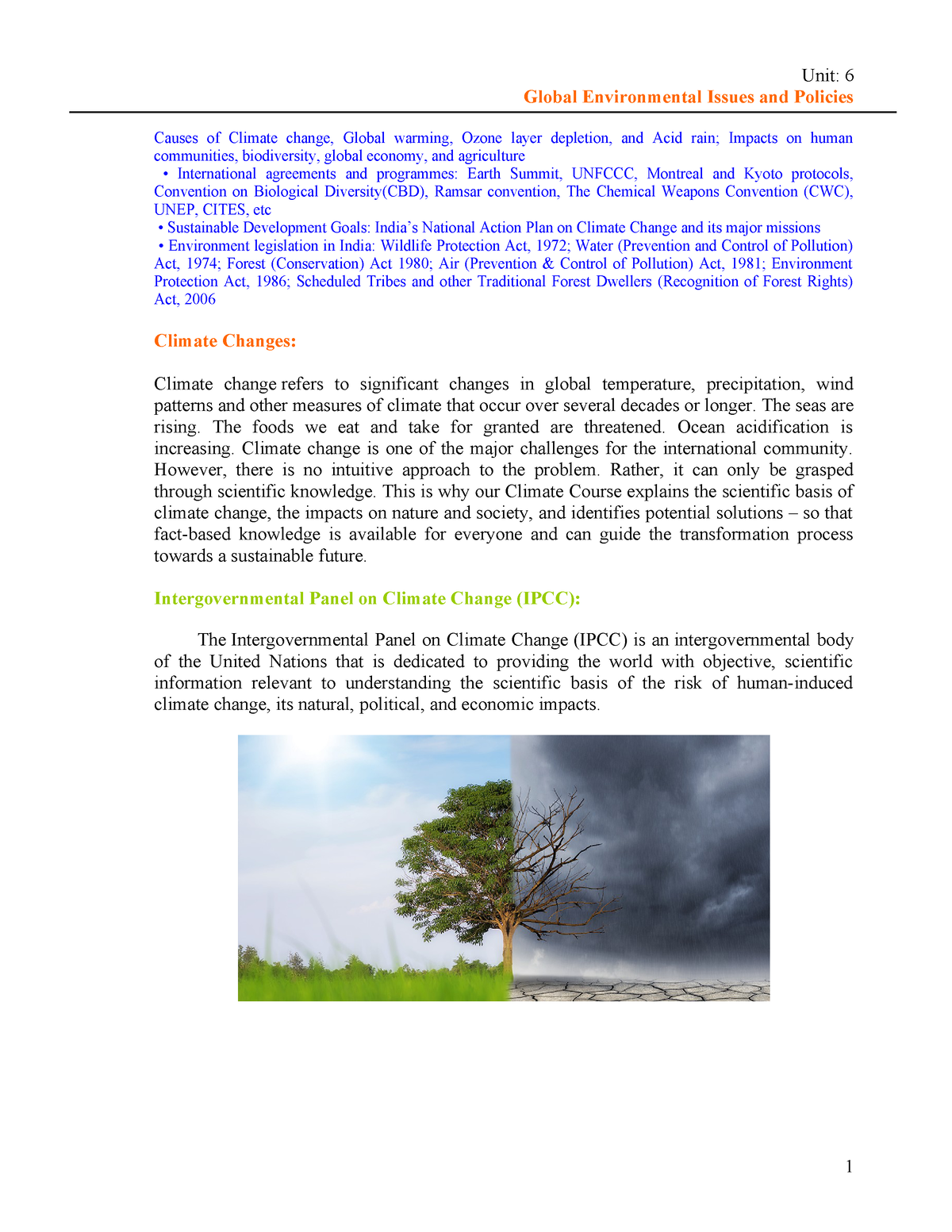 global-issues-and-environment-unit-6-global-environmental-issues-and