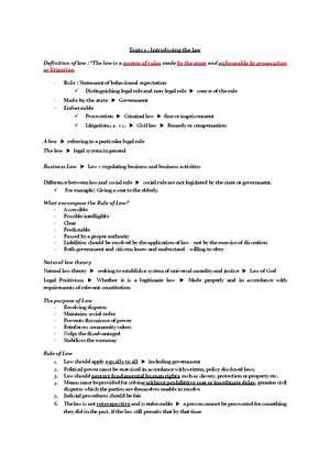 Guide to ILAC Technique - LAWS1100 Business Law ILAC GUIDELINES ...