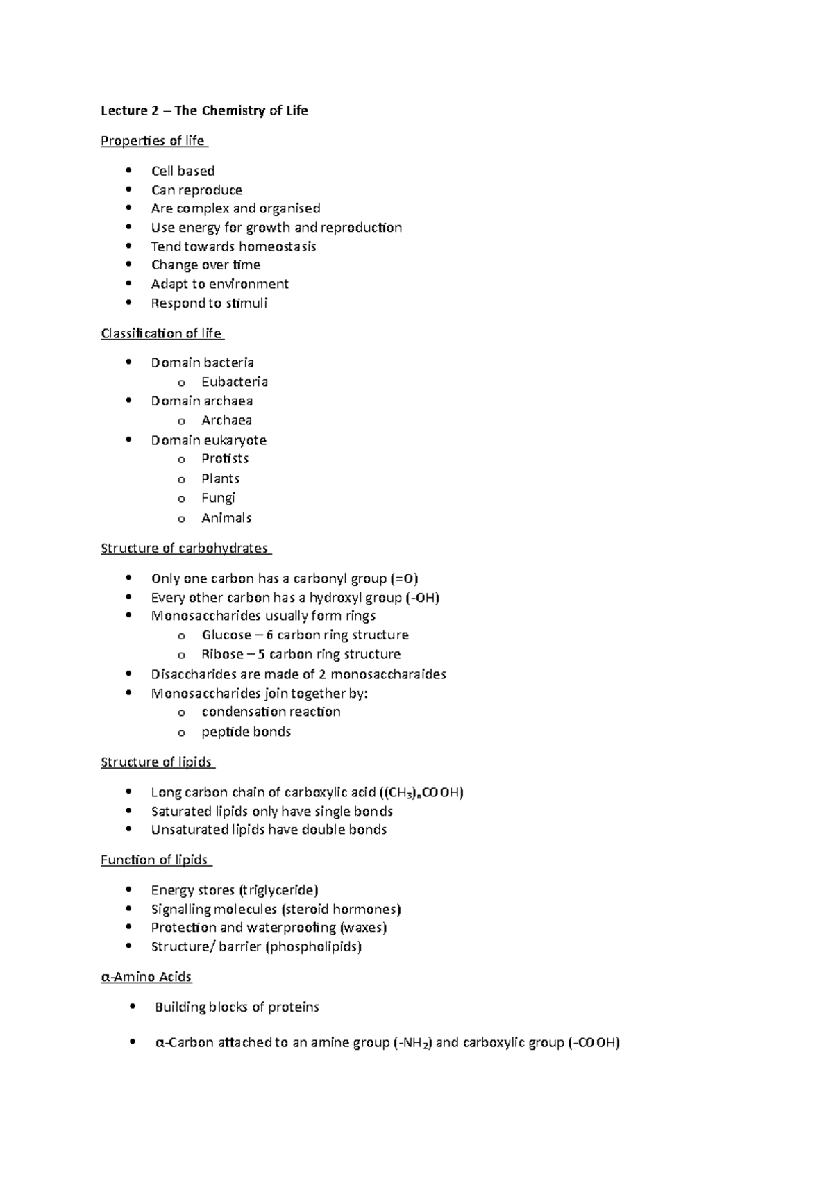 biol1007-unit-summary-lecture-notes-1-28-lecture-2-the