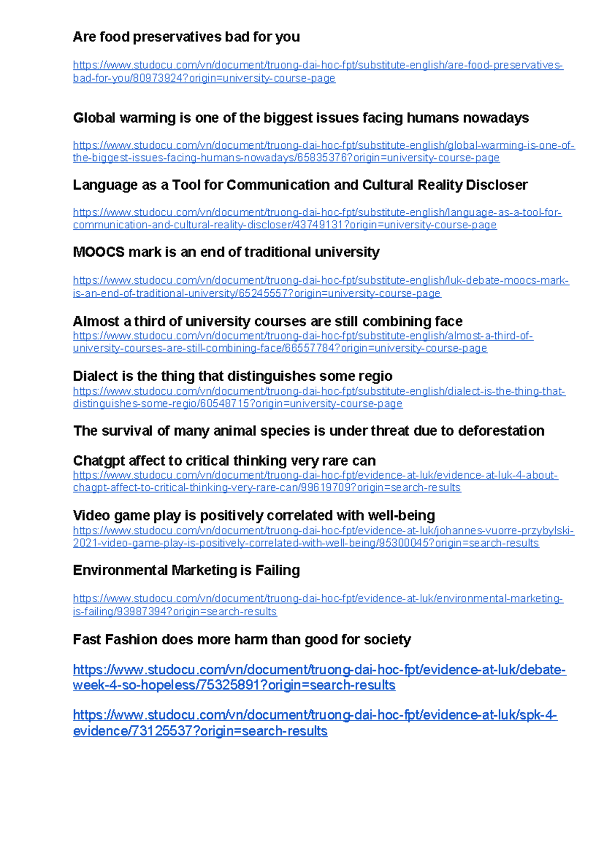 Motion Are food preservatives bad for you Studocu