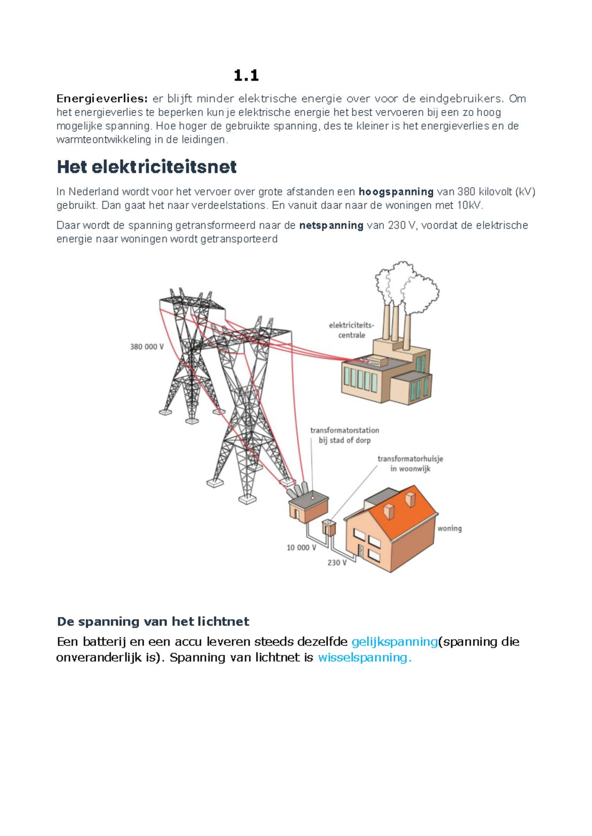 Natuurkunde Hfst 1 - 1. Energieverlies: Er Blijft Minder Elektrische ...