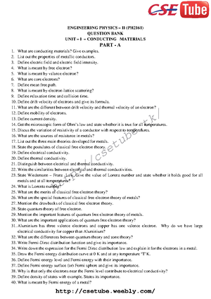 Lecture Notes on Engineering Physics - LECTURE NOTES ON ENGINEERING ...