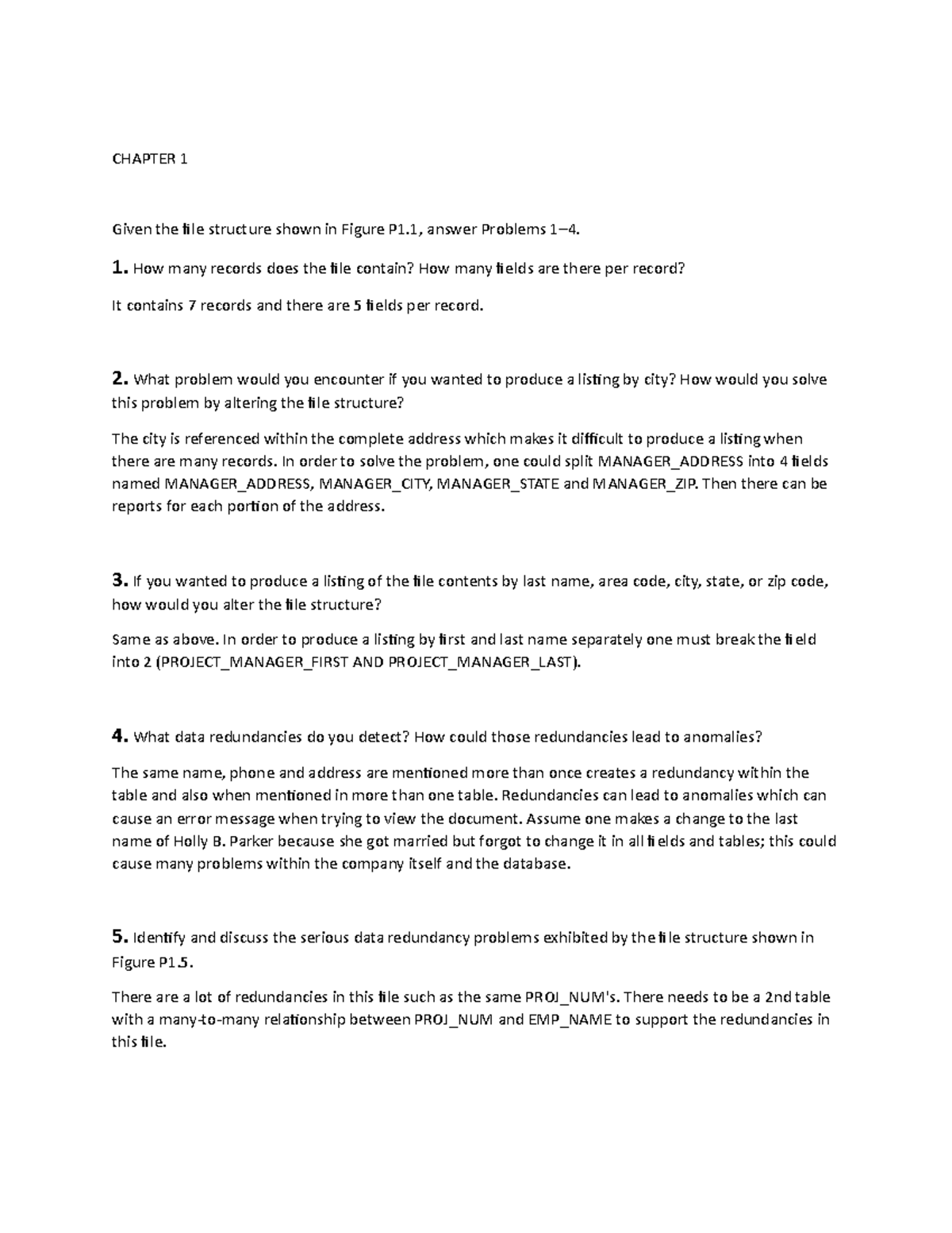 Week 1 Assignment - CHAPTER 1 Given the file structure shown in Figure ...