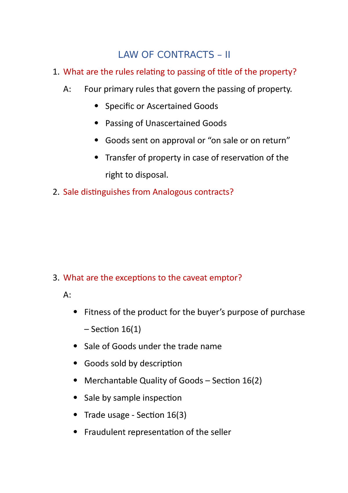 LLB-2nd Sem-2nd Int - Lecture Notes Of LLB 2nd Sem Subjects - LAW OF ...