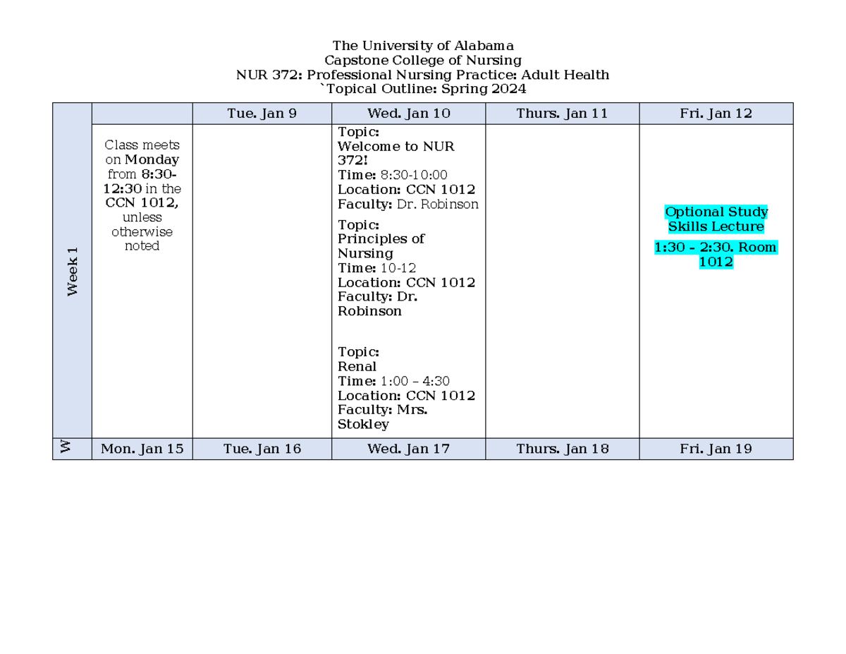 Spring 2024 AH Outline 2024 01 10 04 50 13 The University Of Alabama   Thumb 1200 927 