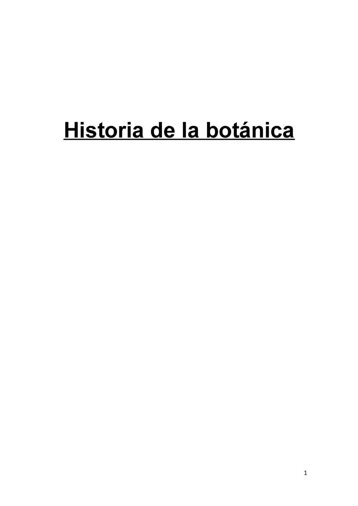Historia De La Botánica Historia De La Botánica Aunque La Ciencia