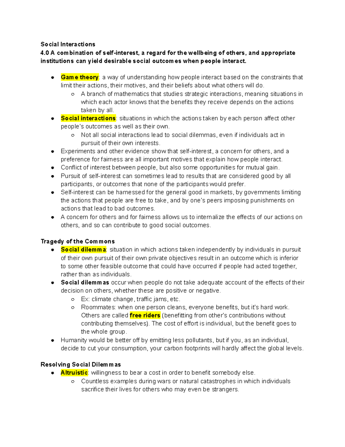 Module 5 Social Interactions - Social Interactions 4 A combination of ...