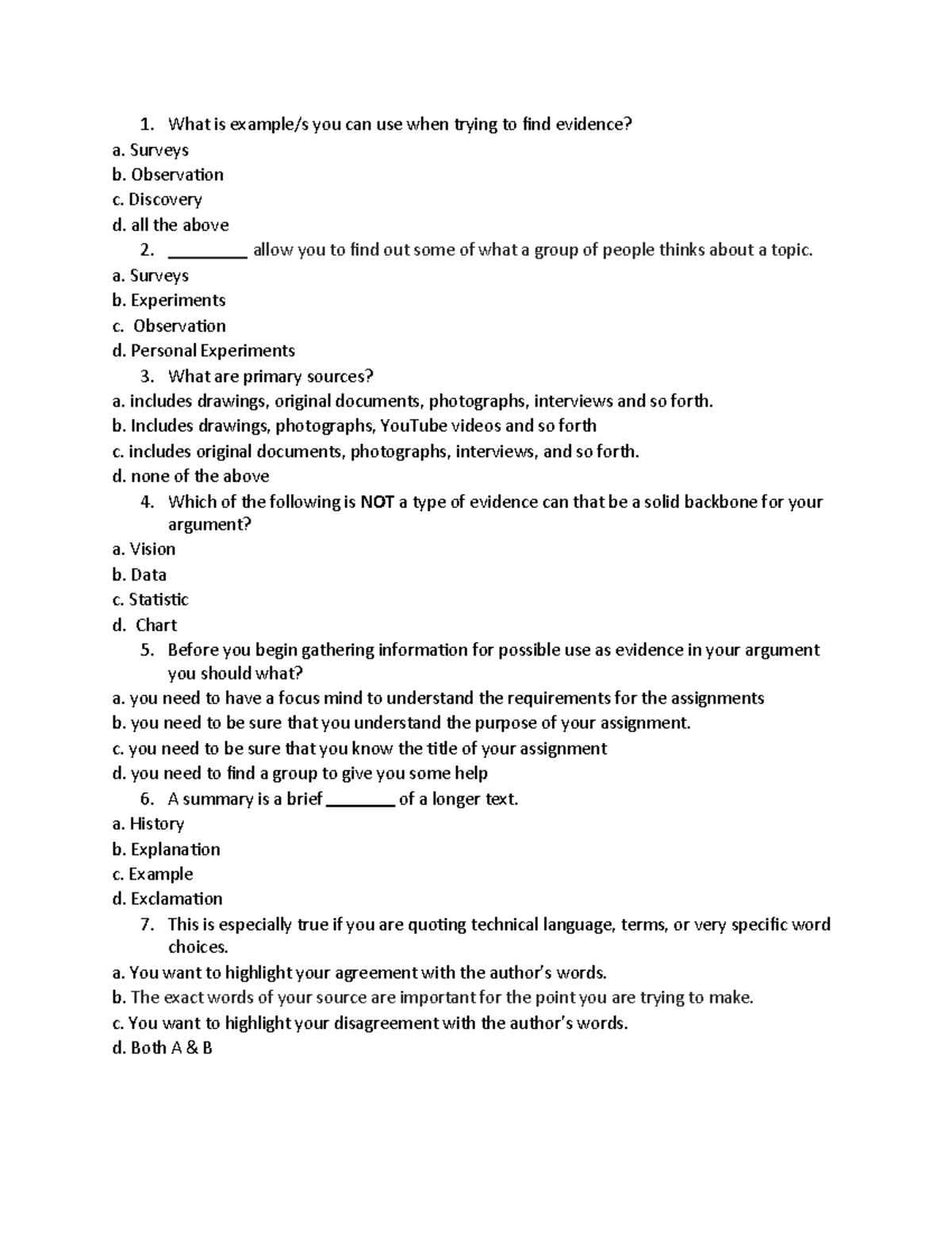 3+MLA+Part-2+Documents-+Creating+Quiz - What is example/s you can use ...