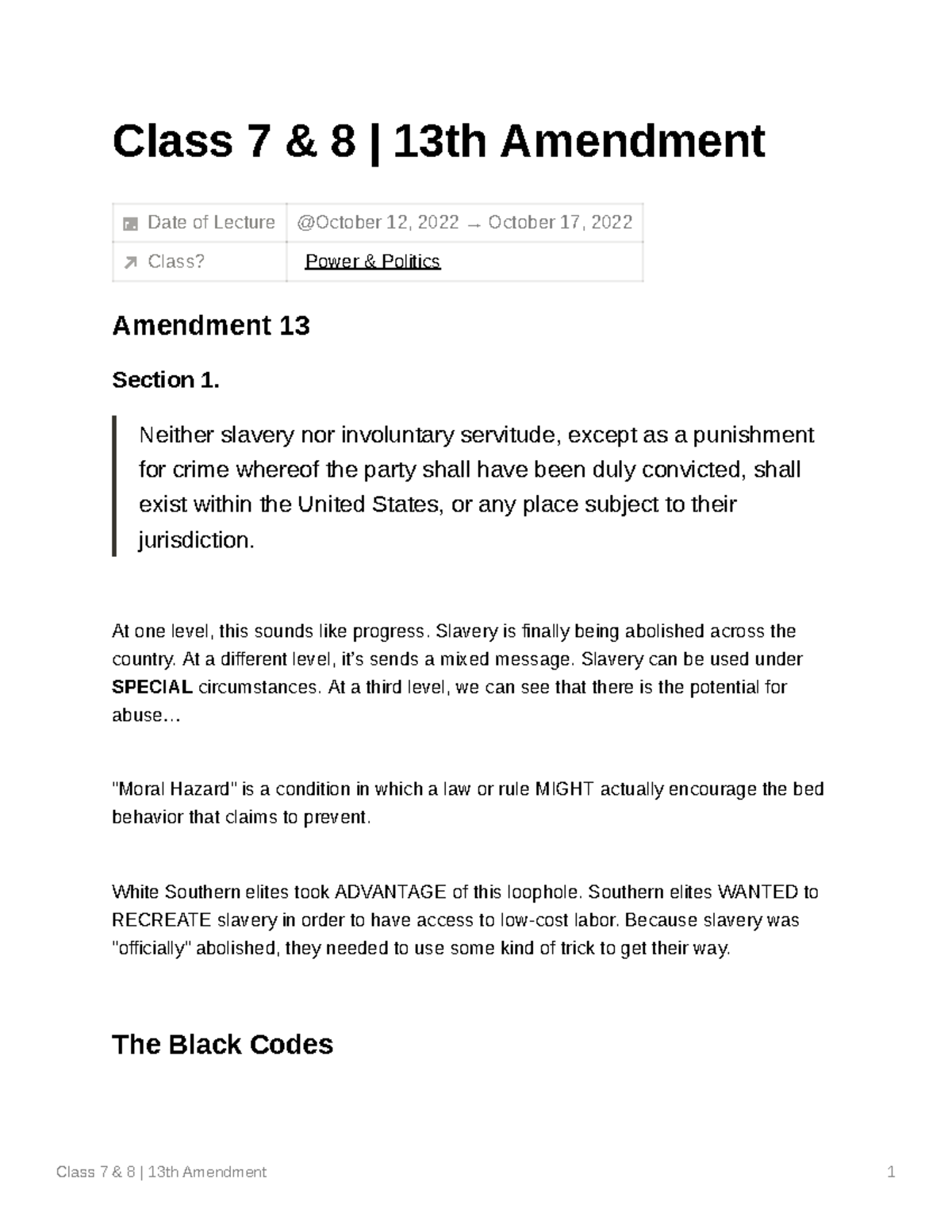 u-s-power-and-politics-the-13th-amendment-class-7-8-13th