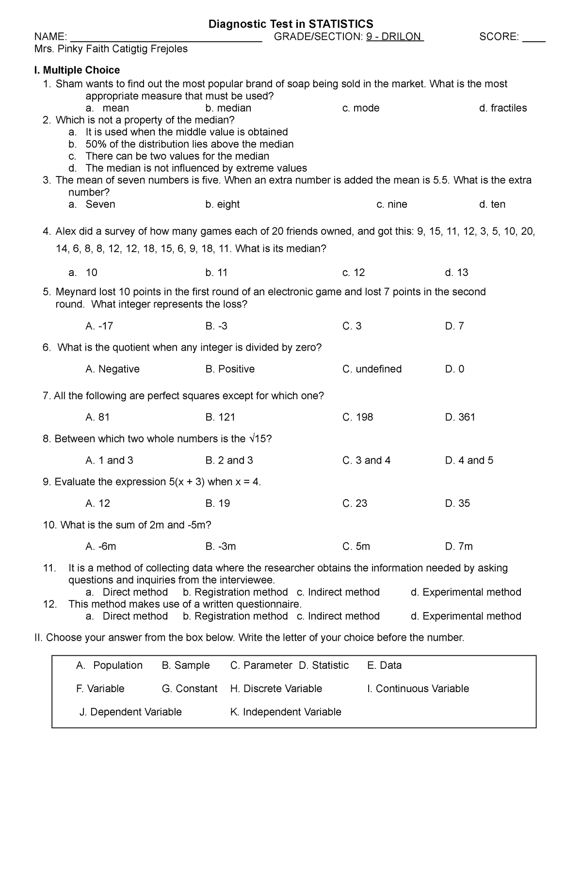 statistics-9-diagnostic-diagnostic-test-in-statistics-name