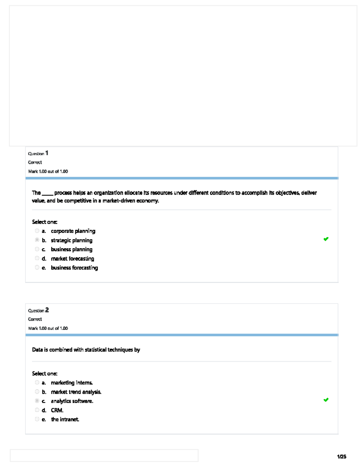 Review Quiz Unit 9 Review - BUS 2201 - Studocu