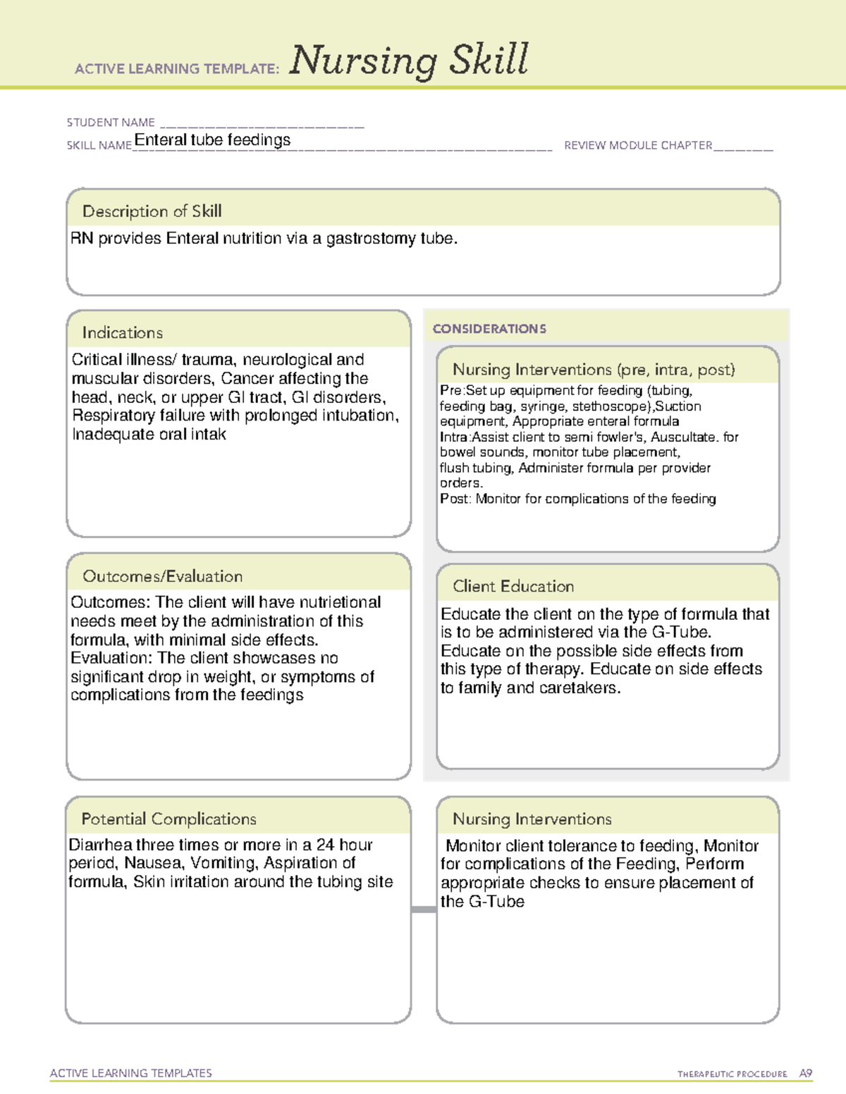 ati video case study nutrition management of enteral nutrition