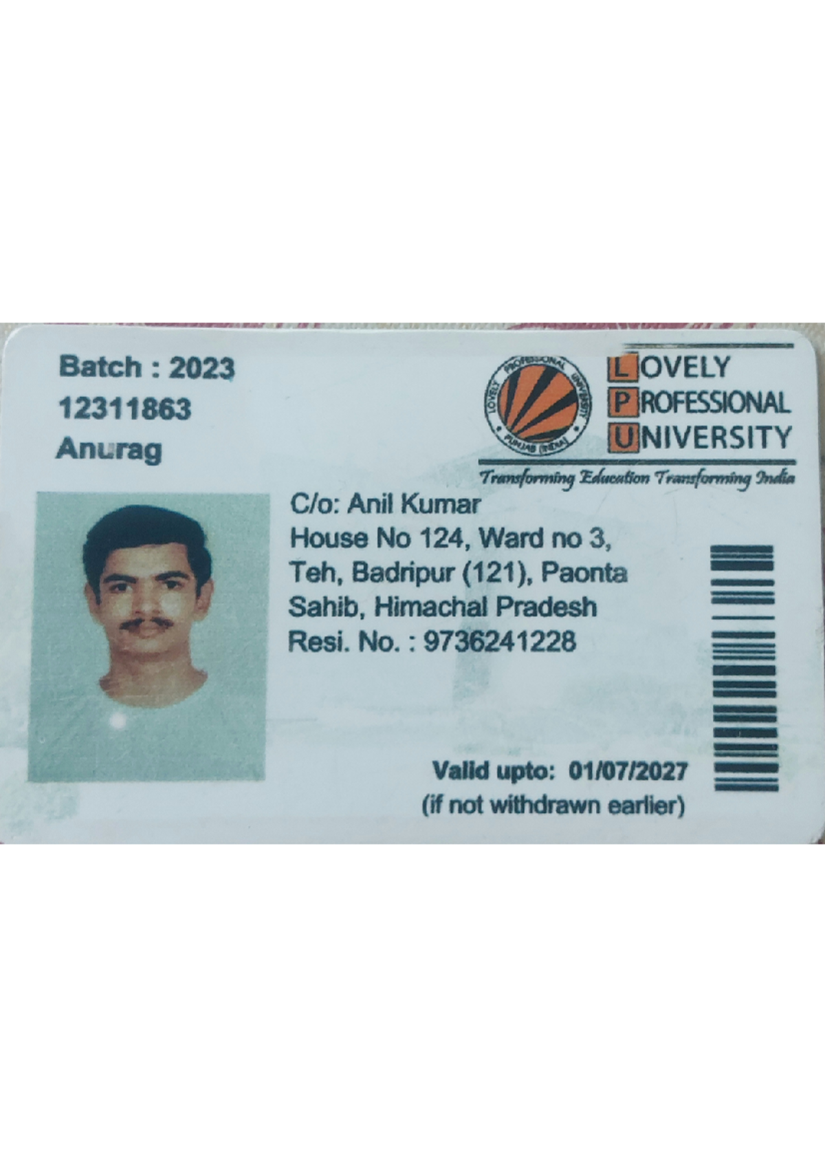 Id - I need this for a help in community development project assigned ...