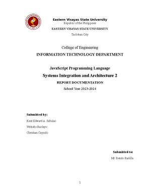 Form - IT program forms - IT 263 – Integrative Programming and ...