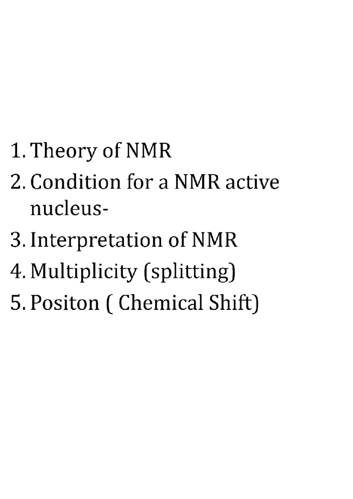 NMR spectroscopy 14012023 190113 Engineering Chemistry Studocu