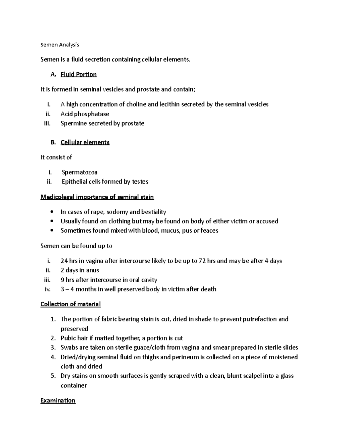 Semen analysis skill lab 4th year - Semen Analysis Semen is a fluid ...