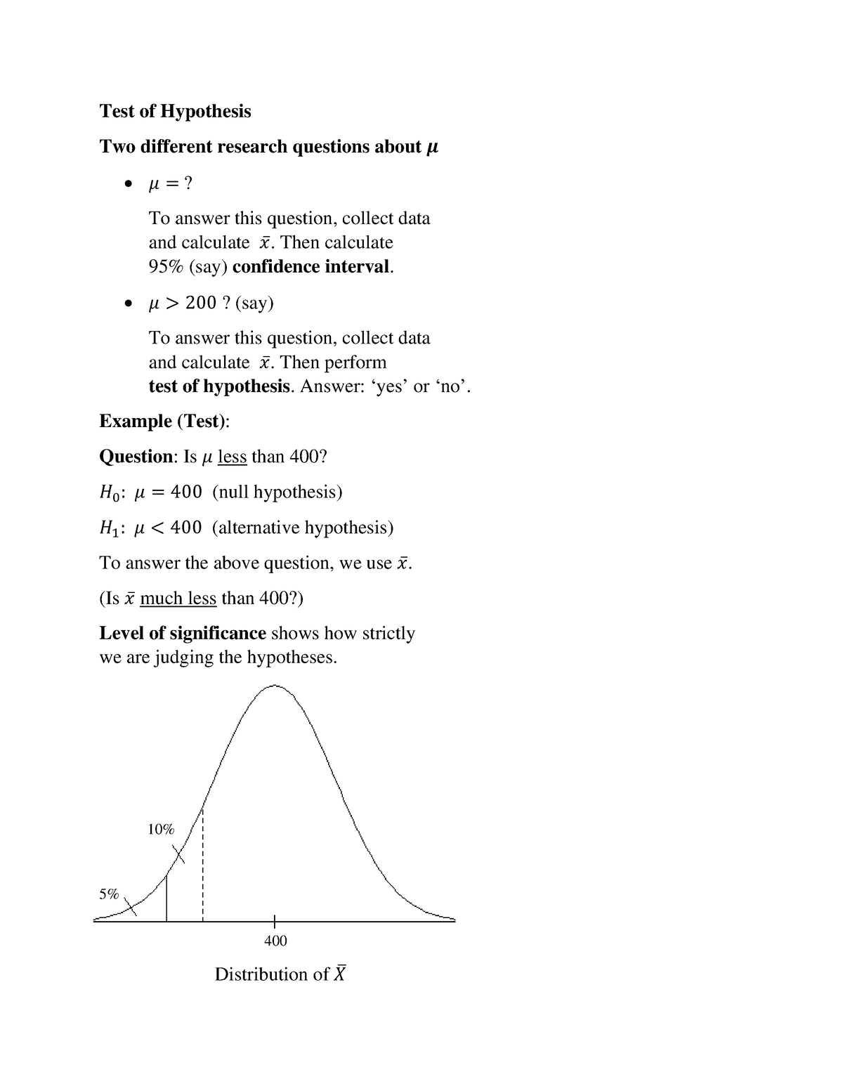 z test null and alternative hypothesis