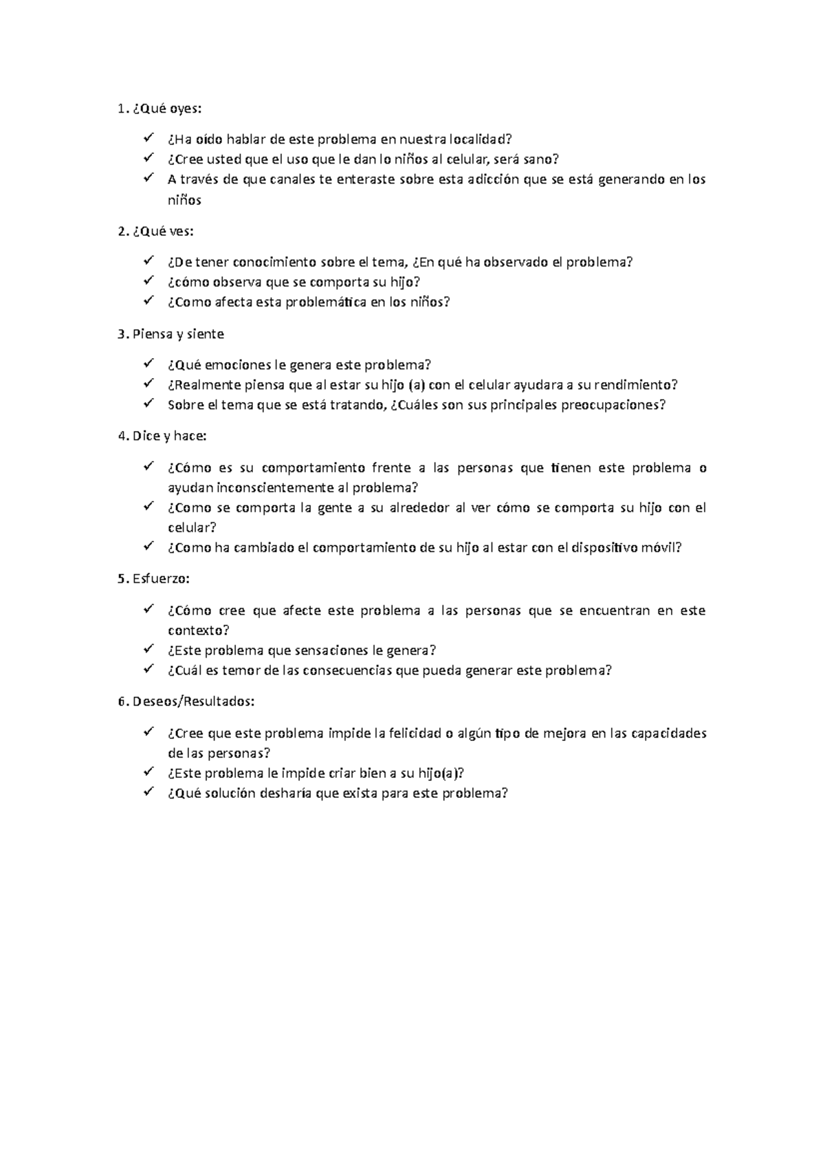 1 apuntes ¿Qué oyes ¿Ha oído hablar de este problema en nuestra
