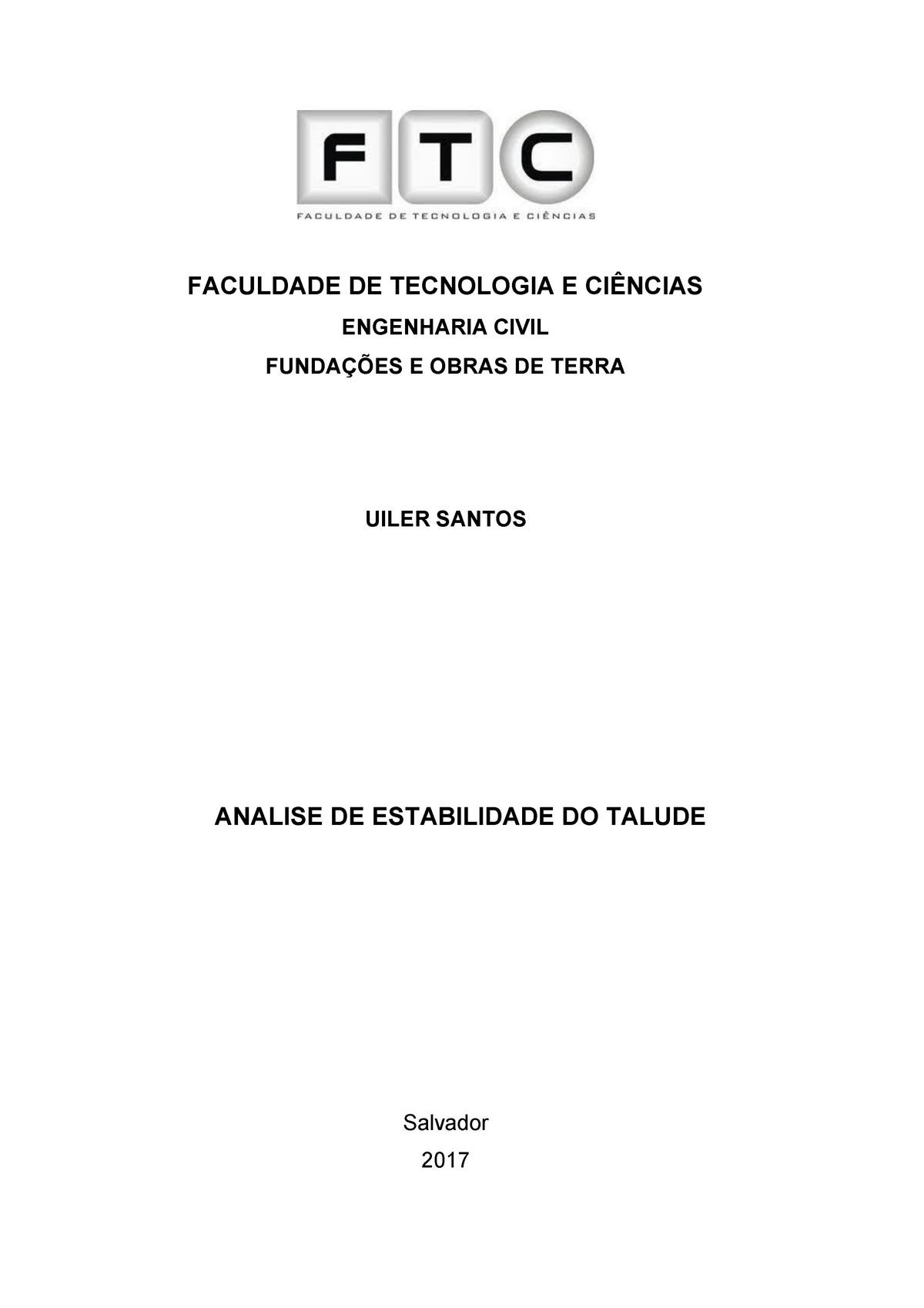 NBR 6122-2019 - Projeto e Execução de Fundações - Pdfcoffee - Studocu