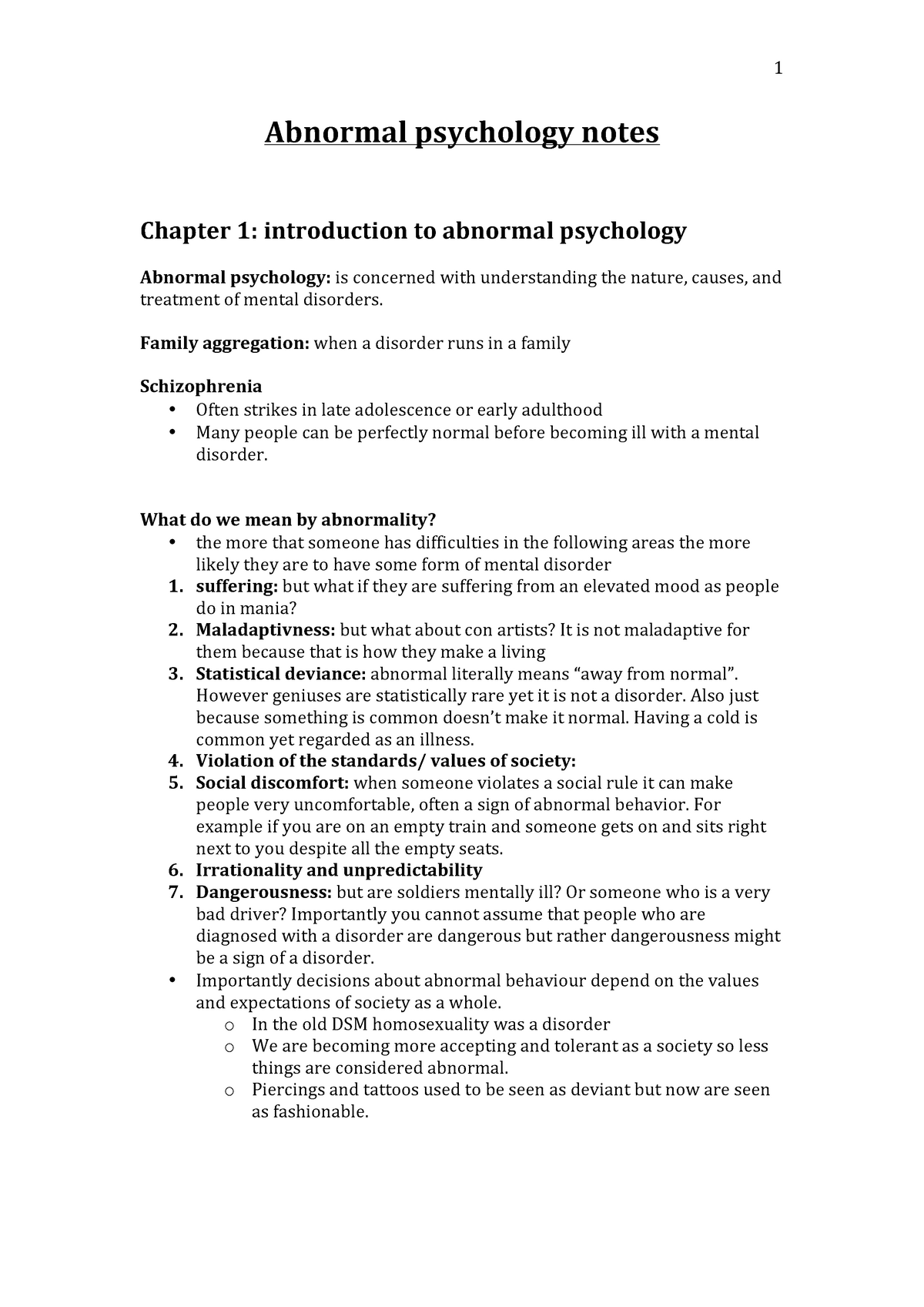 abnormal psychology extended essay topics