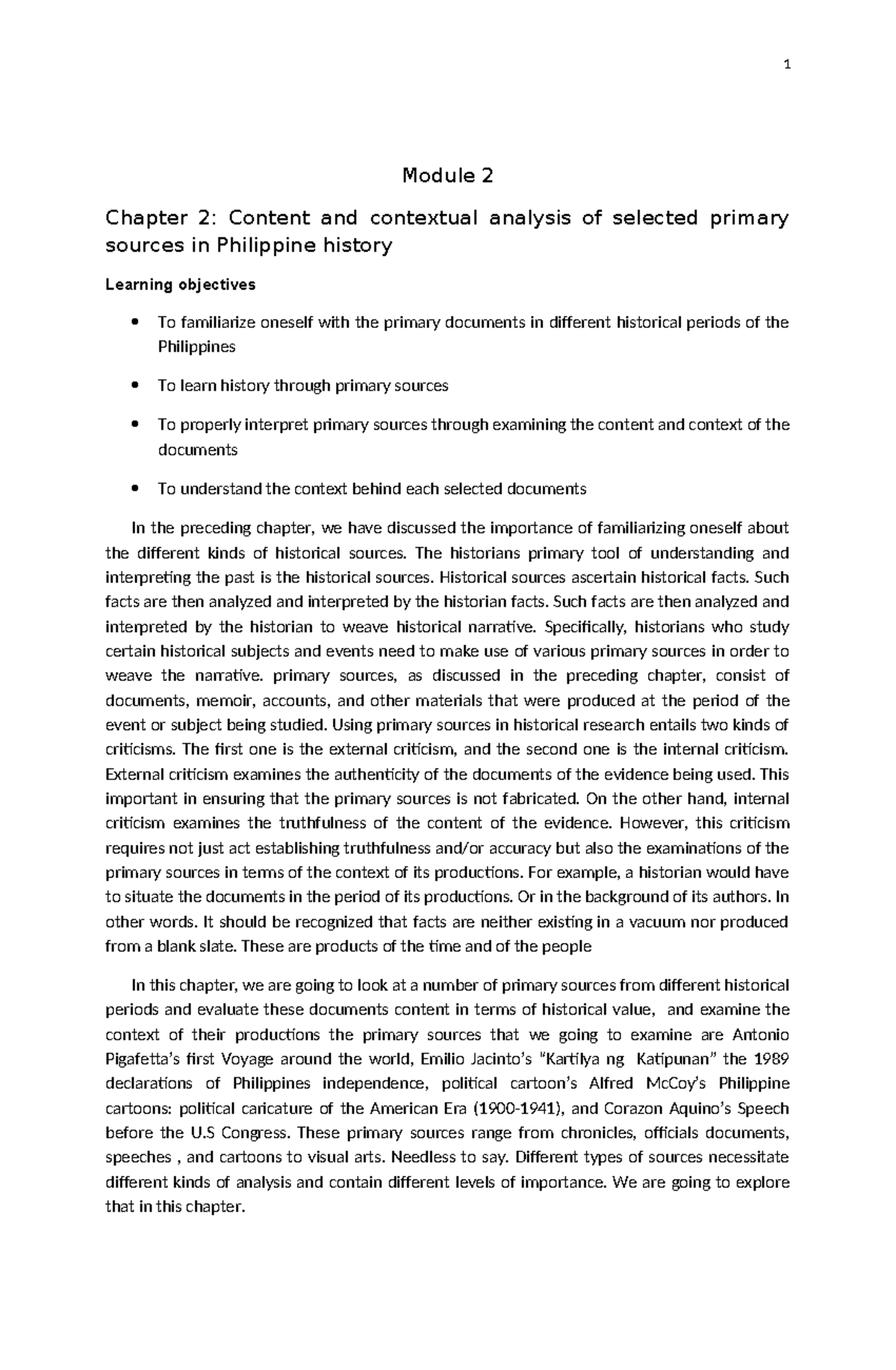 Module-2 - Use it at your own advantage - Module 2 Chapter 2: Content ...