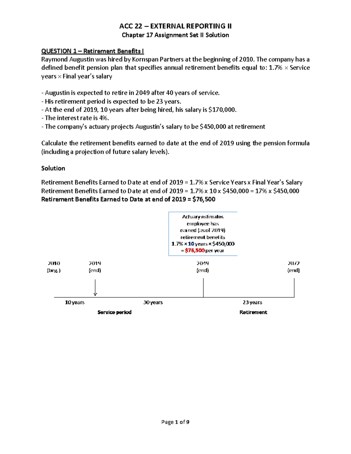 Chapter 17 Set 2 Solution - Chapter 17 Assignment Set II Solution ...