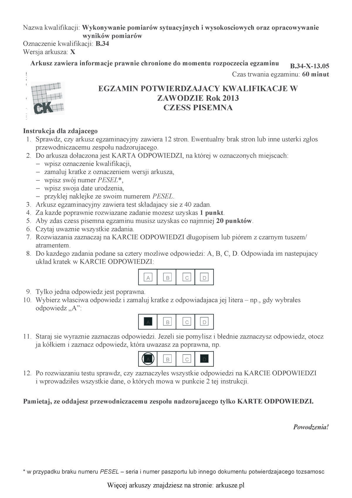 B34-2013-czerwiec-egzamin-zawodowy-pisemny-skonwertowany - Więcej ...