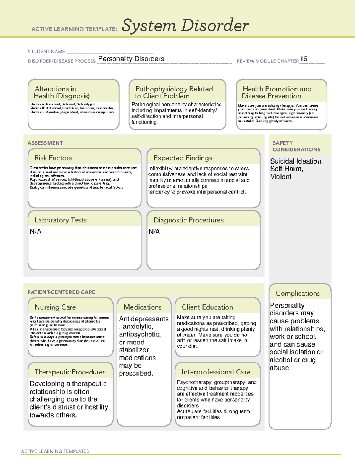 history of paranoid personality disorder