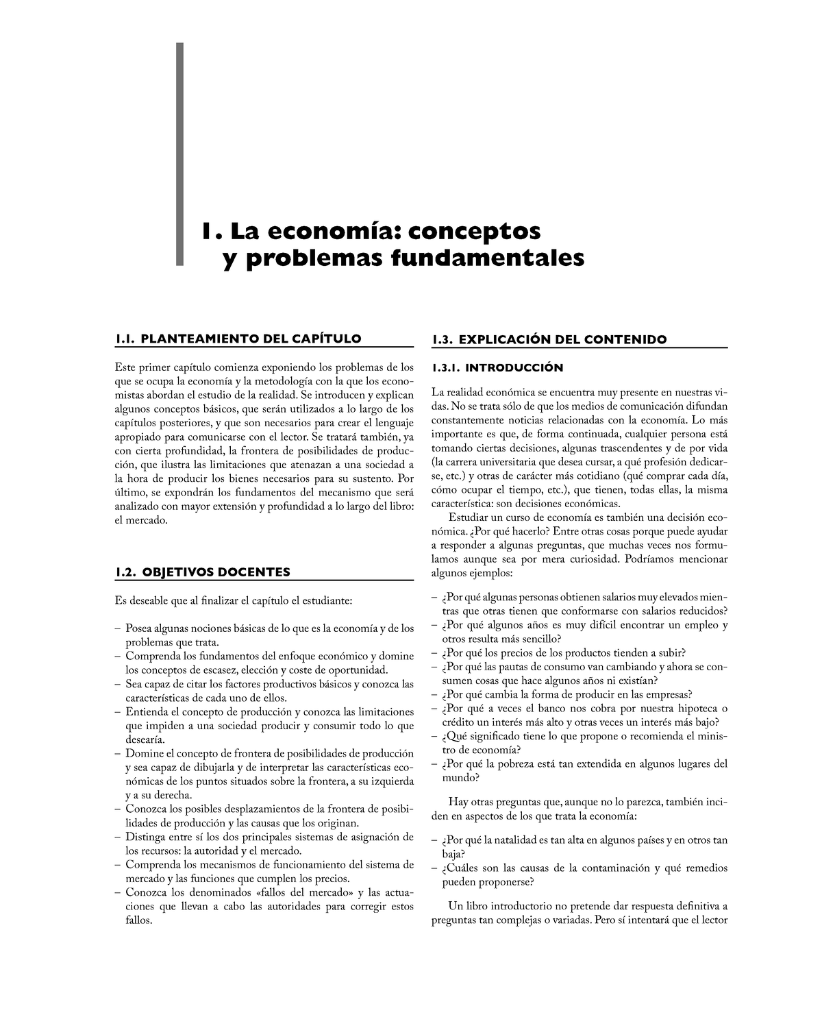 Econom Ã A Teor Ã A Y Pr Ã¡ctica (5a. Ed - 1. La Economía: Conceptos Y ...