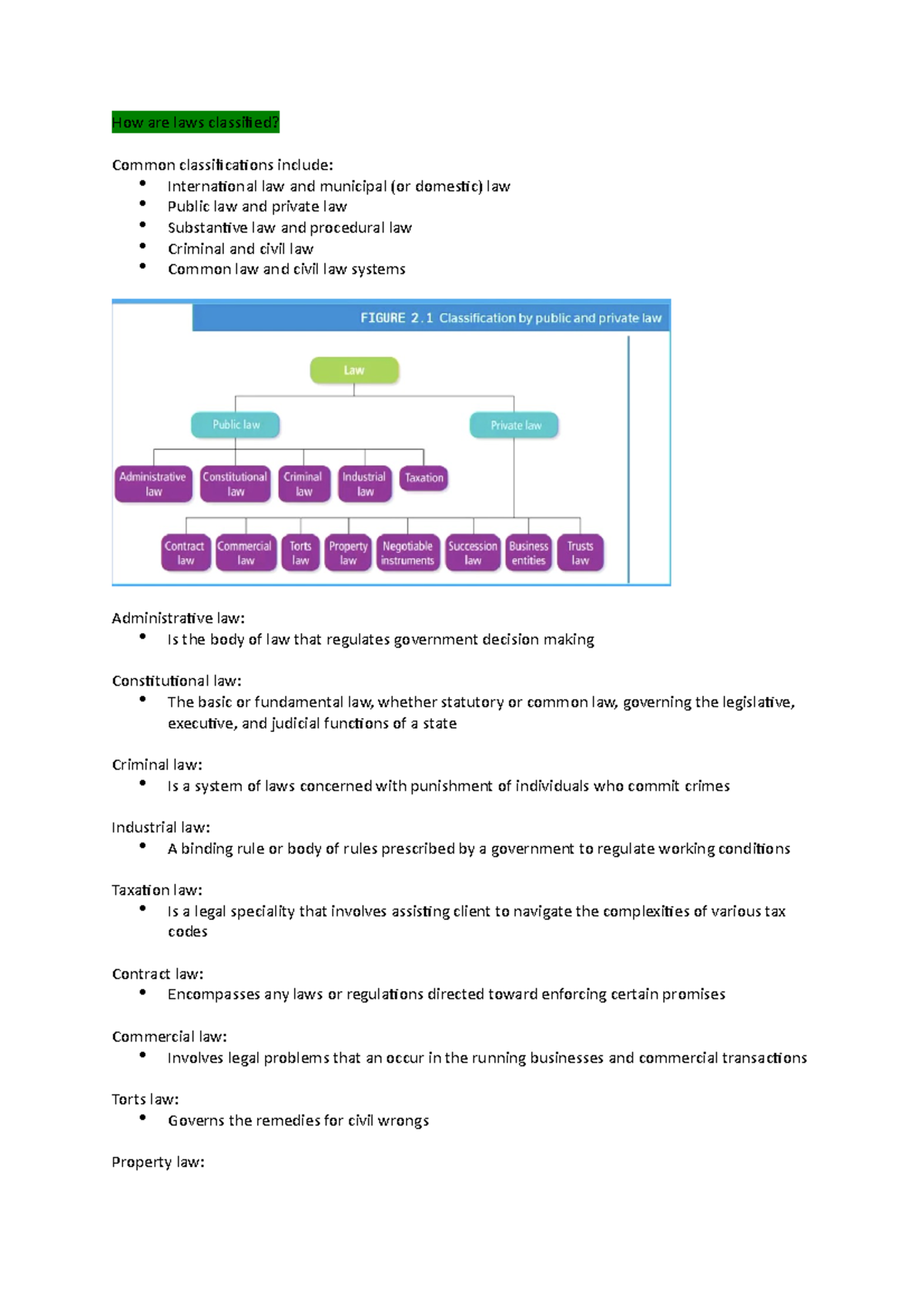 Chapter 2 - Courts and parliament lecture notes - BLAW1004 - Curtin ...
