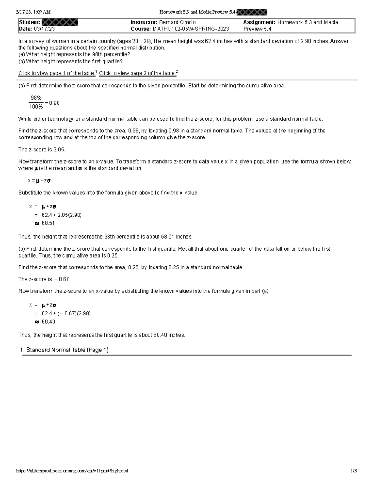 Homework 5.3 and Media Preview 5 - 3/17/23, 1:09 AM Homework 5 and ...