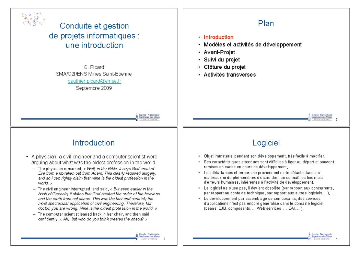 GP-Introduction - Cours supplémentaire pour gestion de projet ...