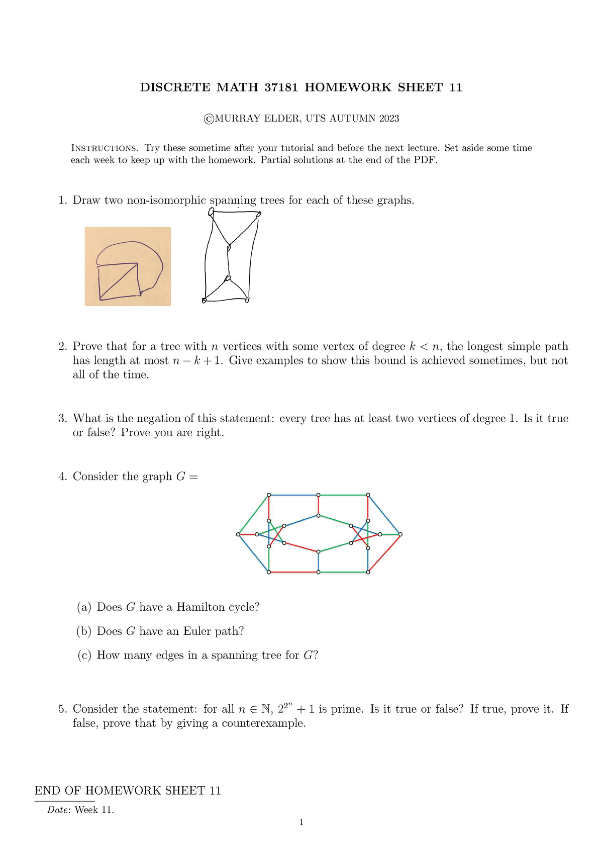 geometry homework check