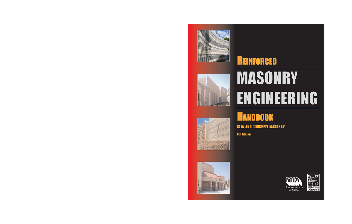 Reinforced Masonry Engineering Handbook Clay And Concrete Masonry ...