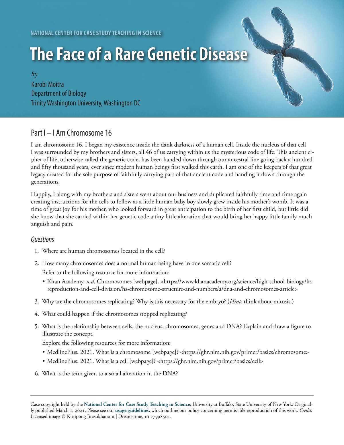 a case study on genetic disease