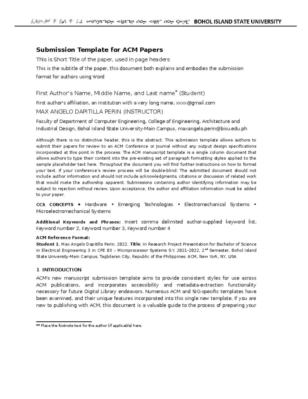 Template - edu Although there is no distinctive header, this is the ...