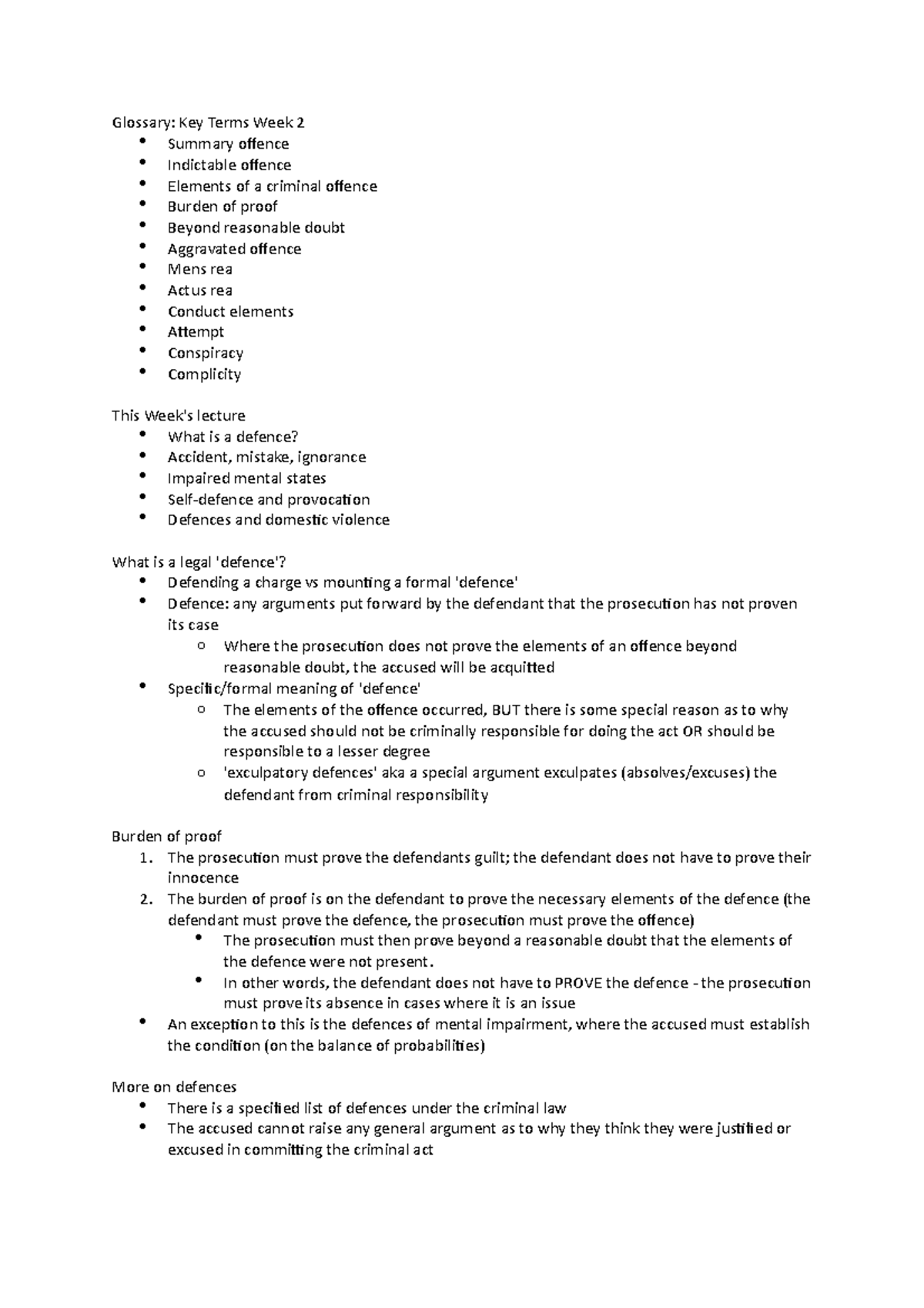 Lecture 3 - Aspects of Sentencing - 1012CCJ - Griffith - Studocu