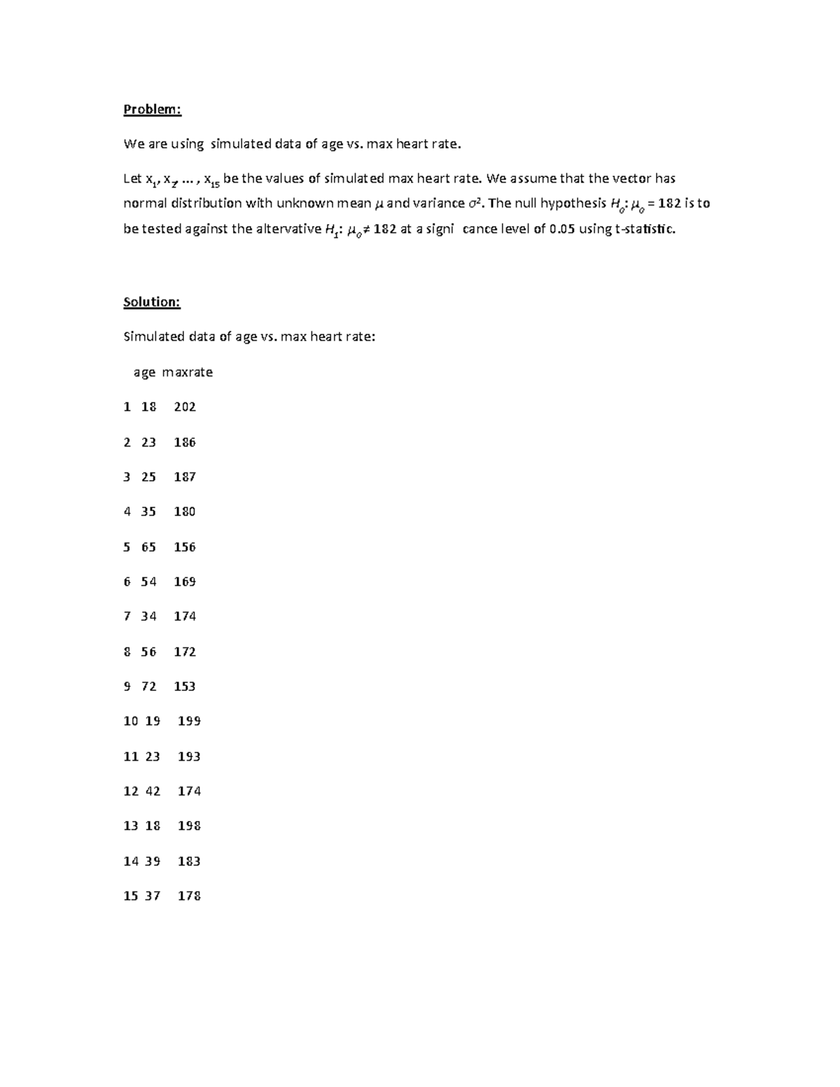 homework-5-sprawozdanie-problem-we-are-using-simulated-data-of-age-vs-max-heart-rate-let