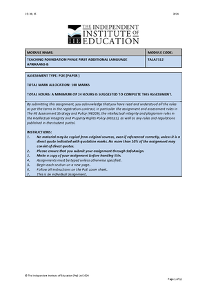 [Solved] Reference the english home language CAPS document foundation ...