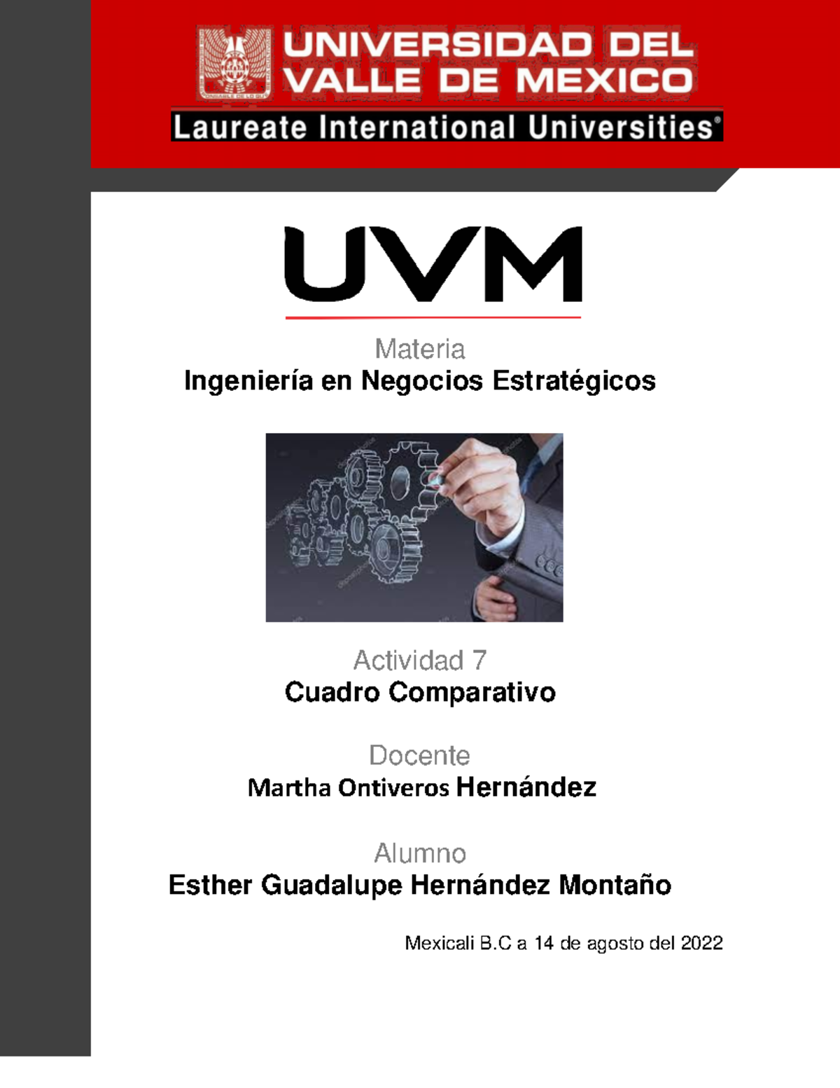 7 EGHM - Cuadro Comparativo - Materia Ingeniería En Negocios ...