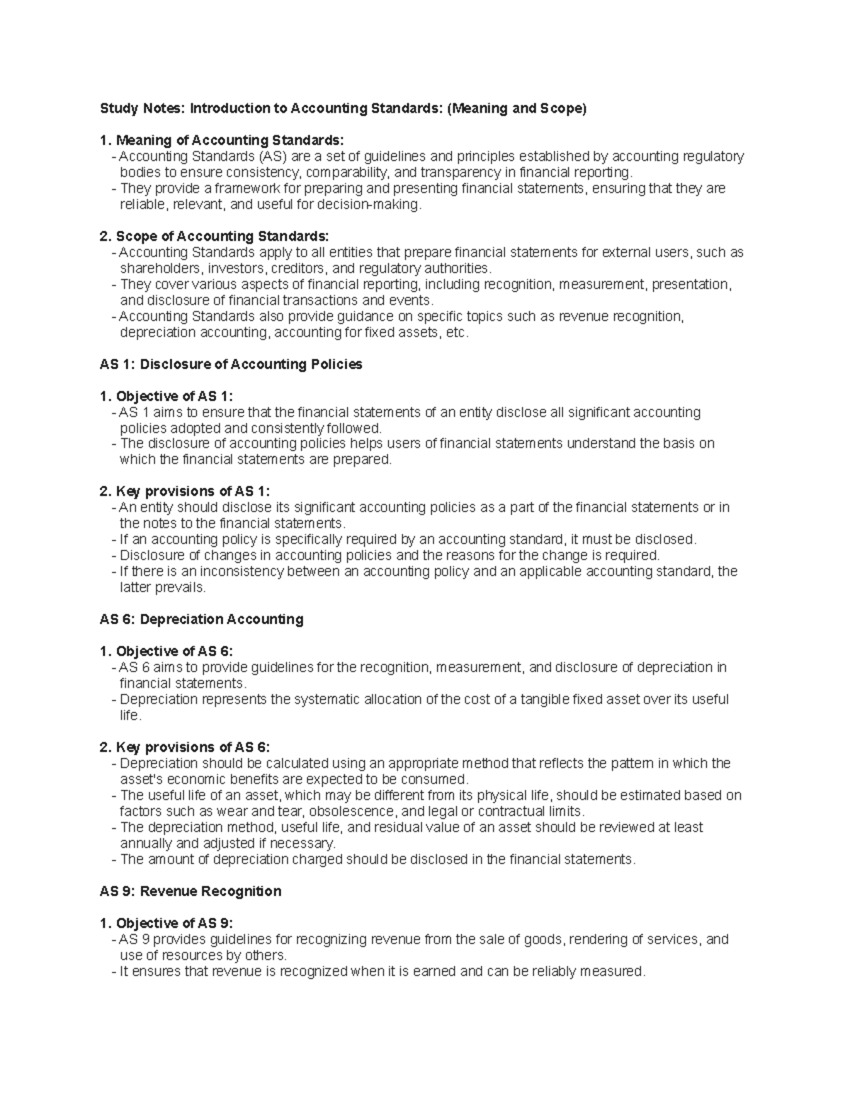 study-notes-introduction-to-accounting-standards-meaning-and-scope