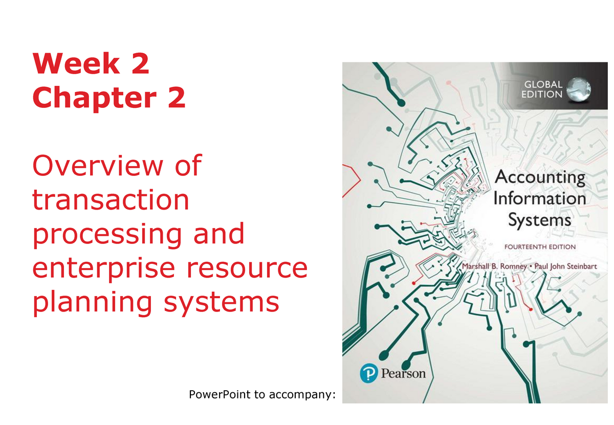 Week02Lecture Notes - Week 2 Chapter 2 Overview Of Transaction ...