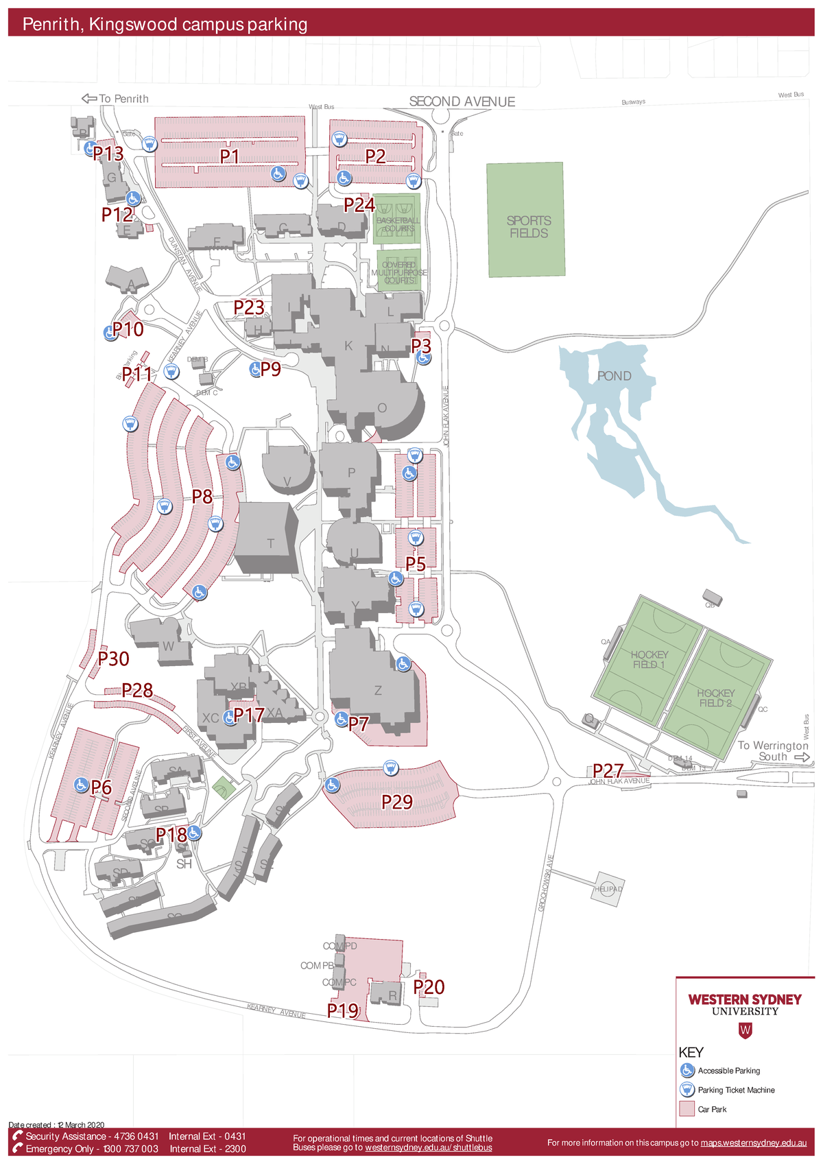 Kingswood parking map - Notes - R KEARNEY AVENUE COMPC COMPB COMPD ...