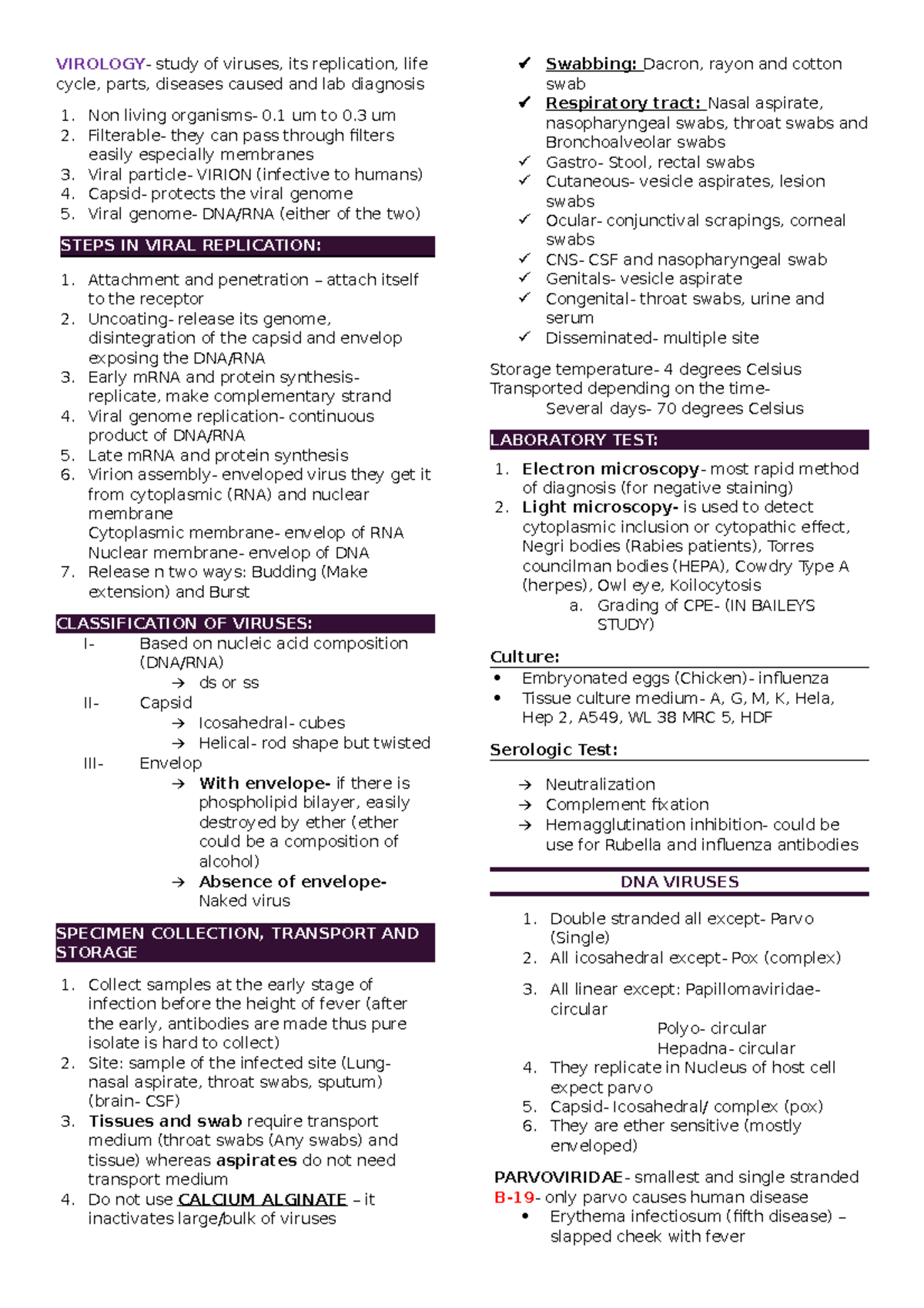 case study virology