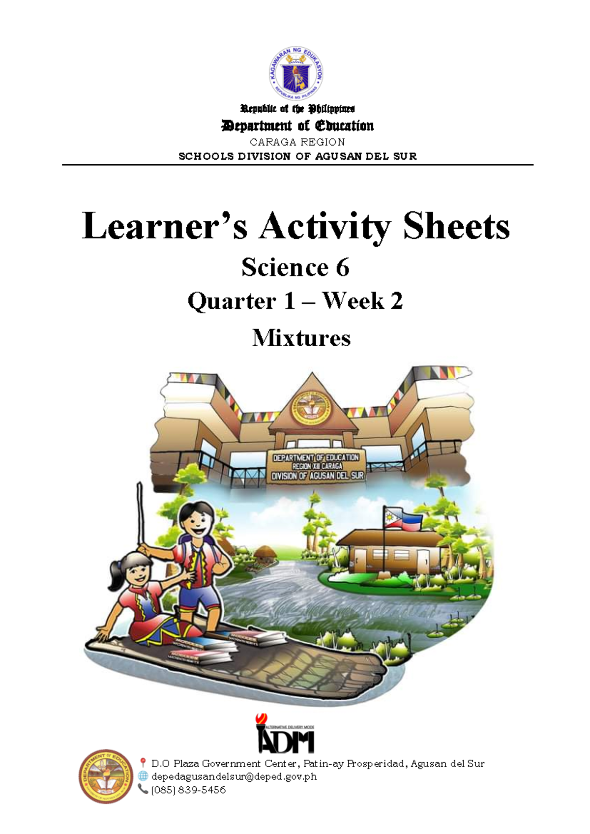 Science 6, Quarter 1, Week 2 - Learner’s Activity Sheets Science 6 ...