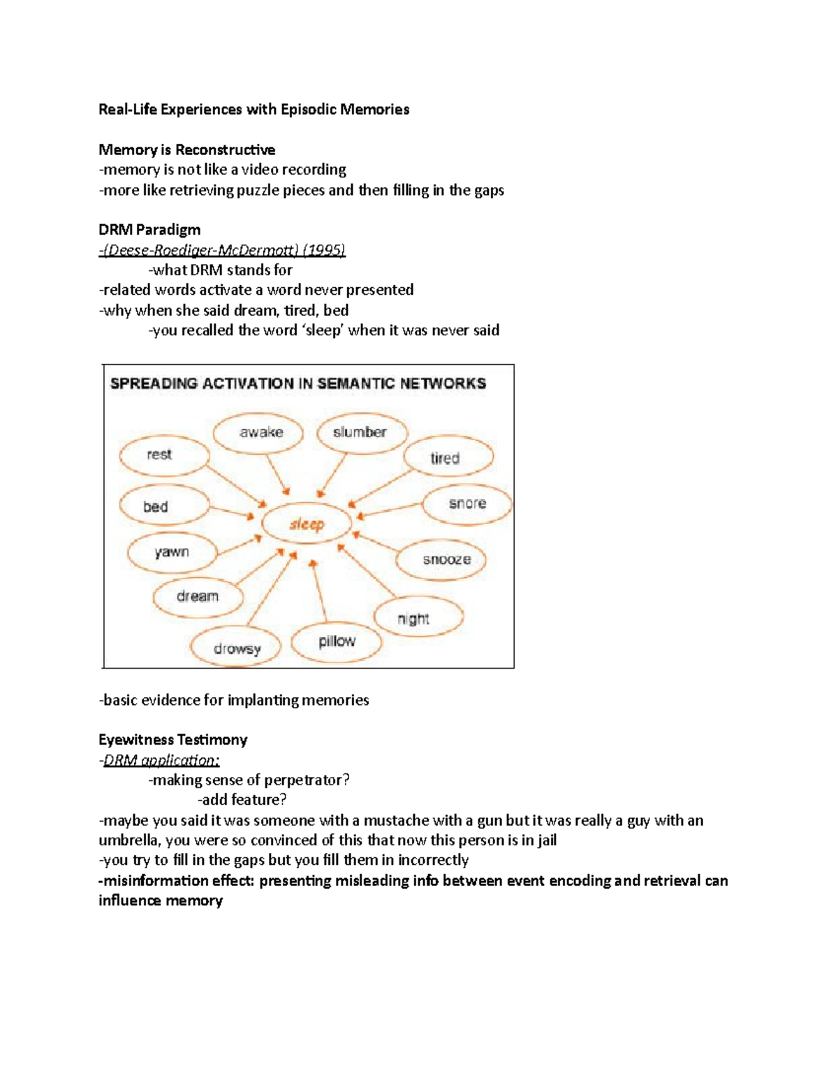 Real-Life Experiences with Episodic Memories - Experiences with ...